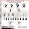 Service Caster 3 Inch 316SS Black Poly Swivel 1-3/8 Inch Expanding Stem Caster Set Brake SCC SCC-SS316EX20S314-PPUB-BLK-TLB-138-4 - alternate 4